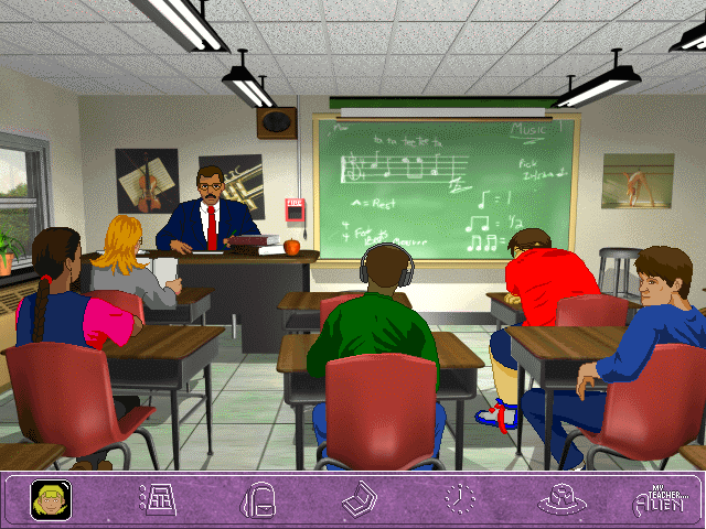 Gameplay of Bruce Coville's My Teacher Is an Alien