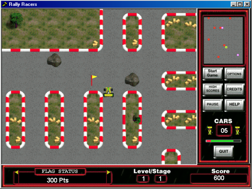 Gameplay of Rally Racers