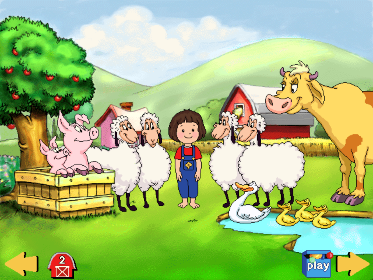 Gameplay of Maggie's Farmyard Adventure