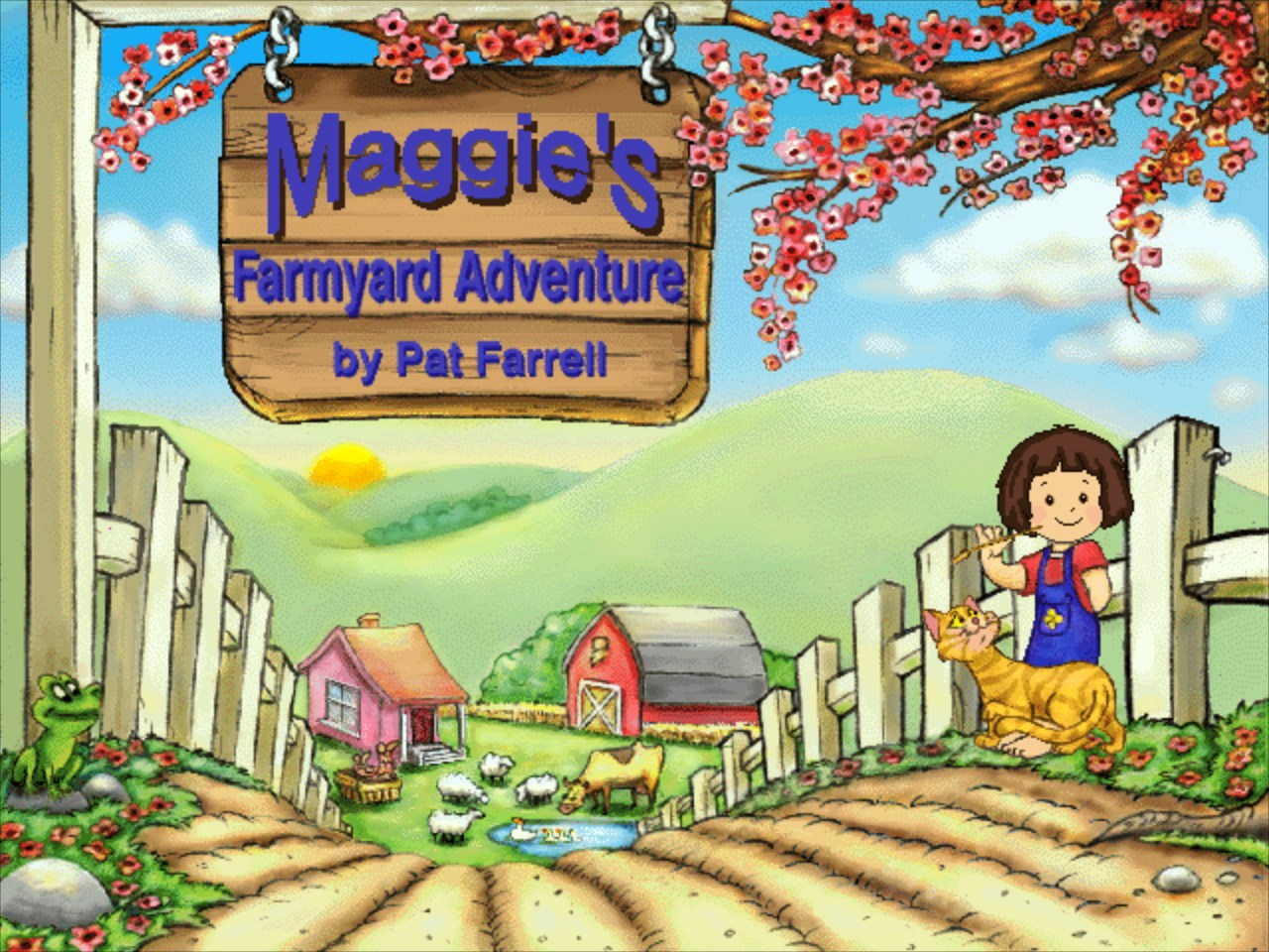 Title screen of Maggie's Farmyard Adventure