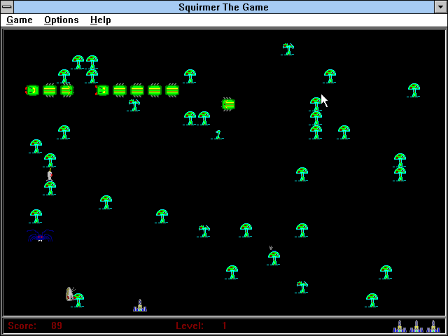 Gameplay of Squirmer The Game
