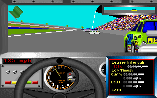 Gameplay of Bill Elliott's NASCAR Challenge