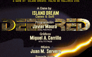 Title screen of Deep Red