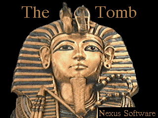 Title screen of The Tomb