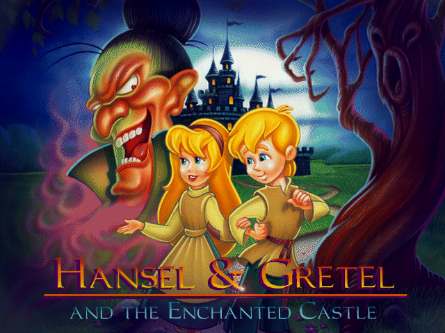 Title screen of Hansel & Gretel And the Enchanted Castle