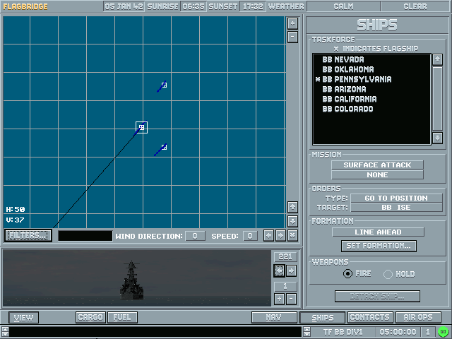 Gameplay of Great Naval Battles Vol. III: Fury in the Pacific, 1941-44