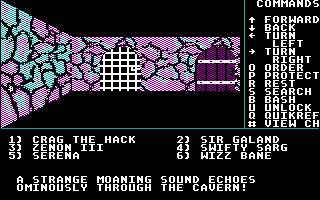 Gameplay of Might and Magic Book One: The Secret of the Inner Sanctum