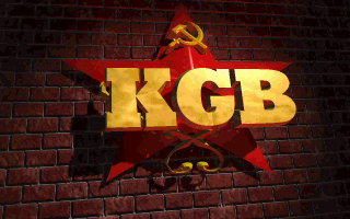 Title screen of KGB