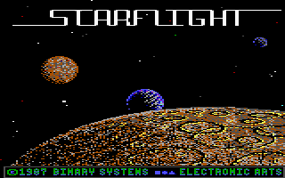 Title screen of Starflight