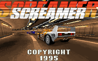 Title screen of Screamer