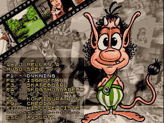 Title screen of Hugo 3