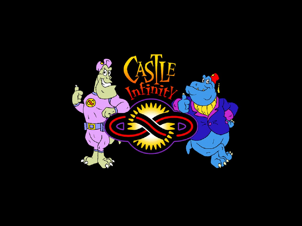 Title screen of Castle Infinity