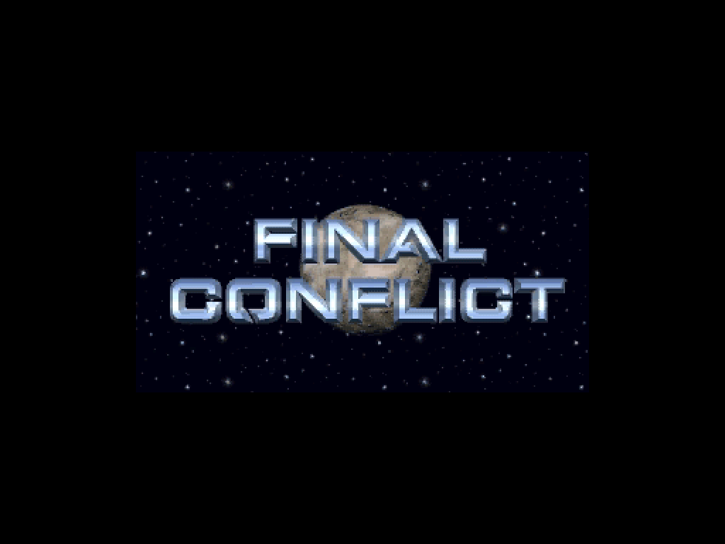 Title screen of Final Conflict