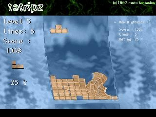 Gameplay of Tetripz