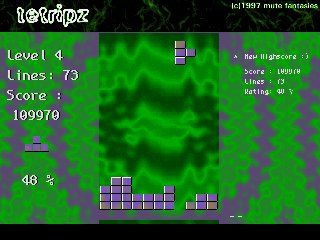 Title screen of Tetripz