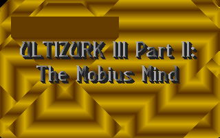 Title screen of Ultizurk 3: The Guildmaster's Quest