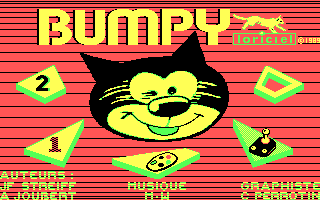 Title screen of Bumpy