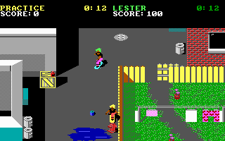 Gameplay of Skate or Die