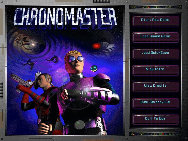 Title screen of Chronomaster