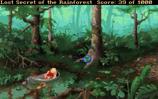 Gameplay of EcoQuest 2: Lost Secret of the Rainforest