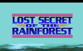Title screen of EcoQuest 2: Lost Secret of the Rainforest