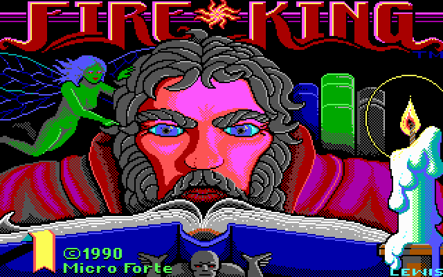 Title screen of Fire King