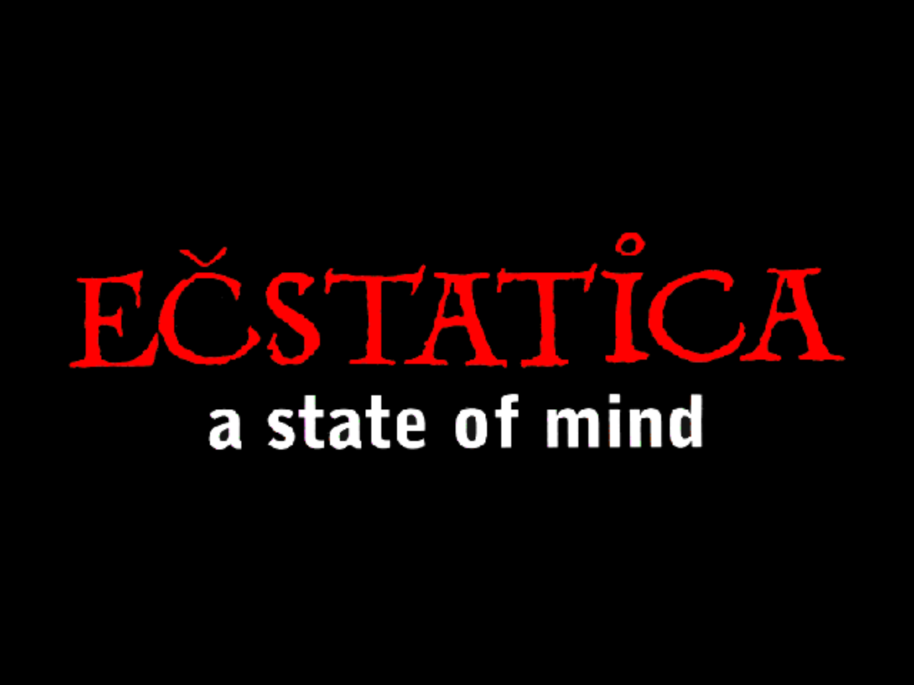 Title screen of Ecstatica