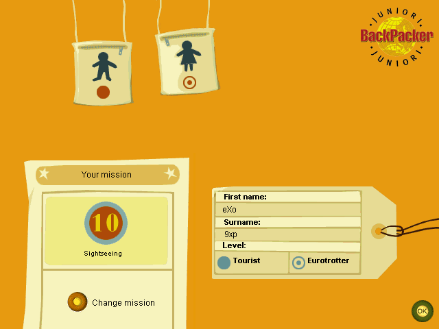 Gameplay of BackPacker Junior