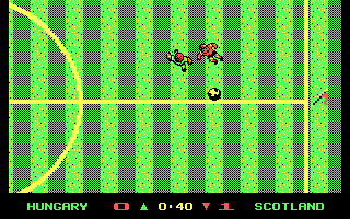 Gameplay of Keith Van Eron's Pro Soccer