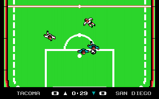 Gameplay of Keith Van Eron's Pro Soccer