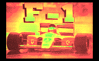 Title screen of F-1