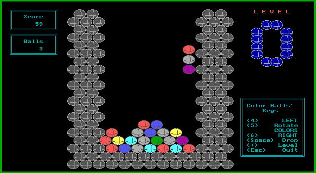 Gameplay of Color Balls