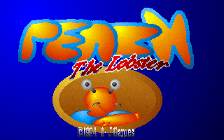 Title screen of Peach the Lobster