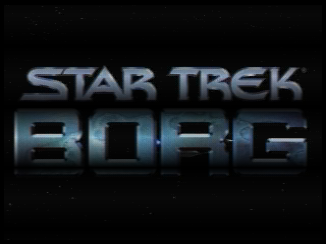 Title screen of Star Trek: Borg
