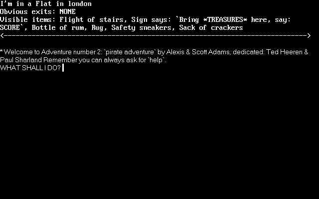 Gameplay of Pirate Adventure