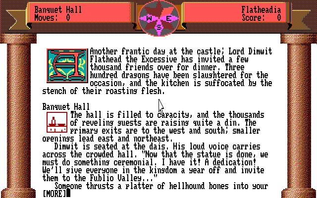 Gameplay of Zork Zero: The Revenge of Megaboz