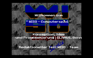 Title screen of WISO Breakout