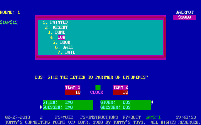 Gameplay of Tommy's Connecting Point
