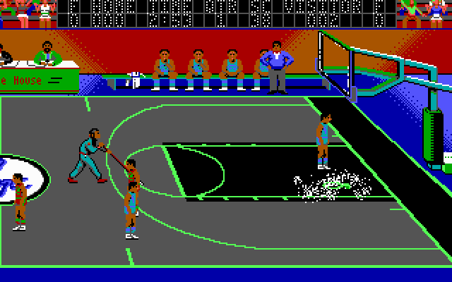 Gameplay of Magic Johnson's Fast Break