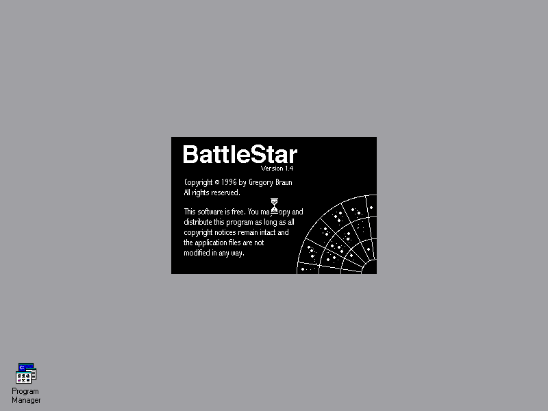 Title screen of BattleStar