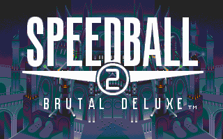 Title screen of Speedball 2: Brutal Deluxe