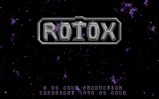 Title screen of Rotox