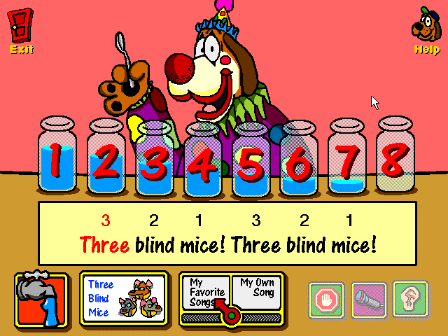 Gameplay of Gus and the Cyberbuds: Stellar Game Cellar!