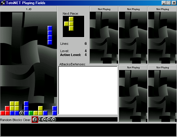 Gameplay of Tetrinet
