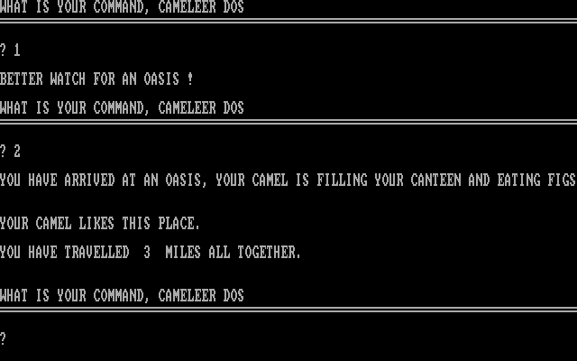 Gameplay of Desert