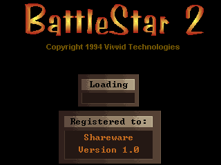 Title screen of BattleStar 2