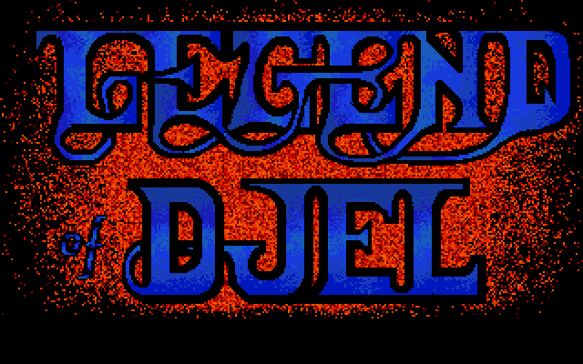 Title screen of Legend of Djel