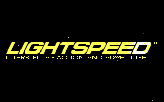 Title screen of Lightspeed