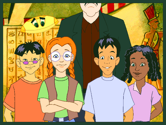 Gameplay of The ClueFinders 4th Grade Adventures: Puzzle of the Pyramid