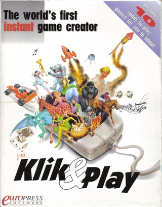 Box front of Klik & Play, United Kingdom